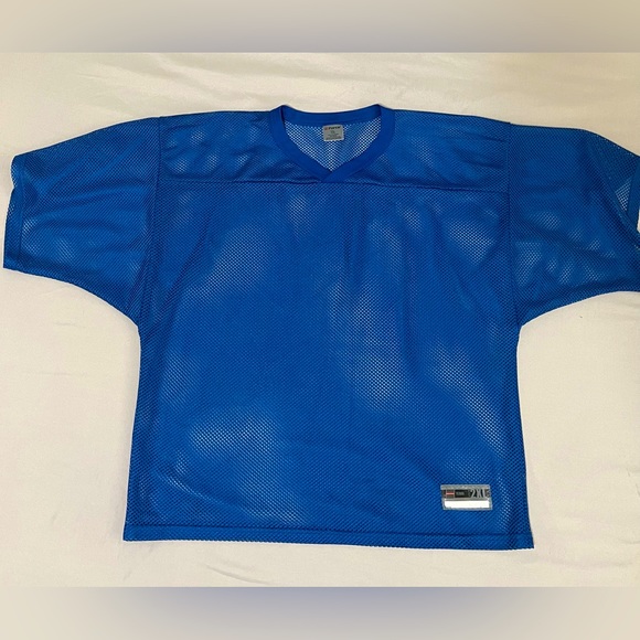 iforce blue mesh net Sports Jersey Tee Shirt Vintage unisex size 2XL youth - Picture 4 of 9